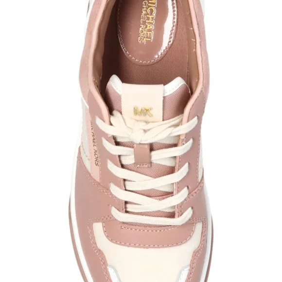 NWT Michael Kors - Pink and Gold Sneakers - Size 9.5 - Picture 2 of 9